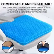 Honeycomb Gel Cushion – Tailbone & Back Support for Chair, Car, Wheelchair