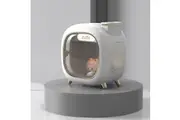 Bedroom humidifier Small office gift car purification dual spray portable high appearance level cute aromatherapy machine ( USB version)(White)