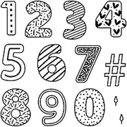 Cookie Number Dies and Stamp Sets for Card Making DIY Scrapbooking Embossing Stencil Cutting Dies Stencils Molds Transparent Silicone Sealing Stamps for Paper Making