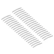 40pcs Curved Watch Band Link Pin, 1.8mm Dia 20mm Length, Spring Bar Pins