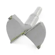 55mm Diameter Hinge Boring Drill Bit 9.5mm Shank Woodworking Silver Tone