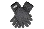 Dents Mens Thinsulate Lined Knit Gloves with Rollover Cuff