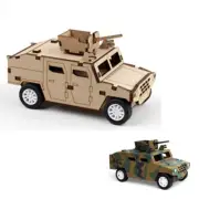 YOUNGMODELER Armored Reconnaissance Vehicle TM555 Wooden Assembly Kit Military