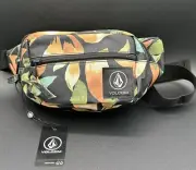 New VOLCOM Women's Sunstone Tropical Waist Back Adjustable 2 Zip Pockets