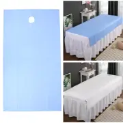 Beauty Salon Sheets SkinFriendly SPA Massage Table Bed Cover With Face Breat FST