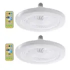 Ceiling Fan Light, Ceiling Fan with Light, LED, 360° Rotatable, Adjustable, Fan