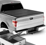 DNA Motoring TTC-HARD-006 Truck Bed Top Hard Solid Tri-Fold Tonneau Cover Compatible with 04-14 Ford F150 6.5Ft Fleetside Bed