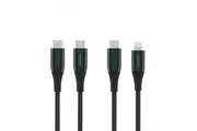Genuine Nokia Pro Cable P8200 Combo (Green) - MFI Lightning & Type-C