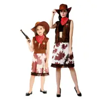 在飛比找蝦皮購物優惠-兒童男孩女孩牛仔裝化裝服裝兒童派對牛仔狂野西部牛仔狂野西部