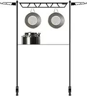 Camping Utensil Rack,Desktop Camping Cookware Shelf - Portable Multi-Function Organizer For BBQ Grill Picnic Outdoor Travel Hiking Fishing