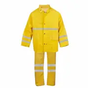 Cordova HV353YM Riptide.35 MM PVC/Polyester, Yellow, 3-Piece Rain Suit,...