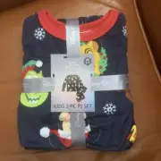 DISNEY PIXAR PJ Set Pajamas Kids 4/5 Mickey Simba Mike Wazowski Cars BRAND NEW