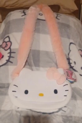 Hello Kitty Plush Crossbody Bag Purse