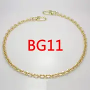 BG11 purse metal chain strap replacement gold crossbody shoulder strap handbag