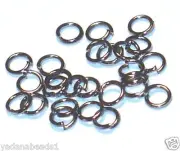 200 pcs of Gunmetal Plated Brass Jumpring 4mm
