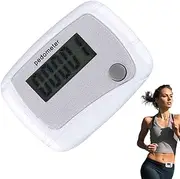 Steps Counter - Portable Counter | Digital LCD Pedometer Daily Target Monitor for Running Sports Swimming Senior Hiking Travel Outdoor Adventures Indoor