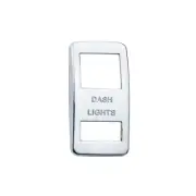 Switch Cover Chrome Dash Light