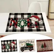 Christmas Holiday Decoration Placemat Christmas Placemat Home Kitchen Insulated