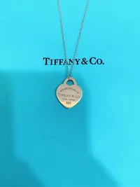 在飛比找Yahoo!奇摩拍賣優惠-TIFFANY & CO 愛心牌 項鍊 經典 愛心 牌 刻字