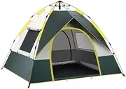 Inflatable Tent Outdoor Portable Tent, Fully Automatic Quick-Open Camping Tent, Rainproof Multi-Person Camping Travel Tent Large Tent