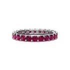 Rhodolite Garnet 2.43 ctw* Womens Eternity Ring Stackable 14K Gold JP:74430