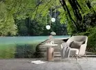 3D Lake Forest Wallpaper Wall Mural Removable Self-adhesive 39