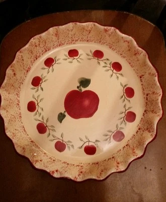 Apple Pie Plate Dish Baker