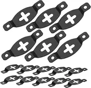 20pcs Wall Mount Speaker Hook Hanger Plates Iron Connectors for Audio Speakers Durable Brackets for Flush Mounting Heavy Duty for Home Theater