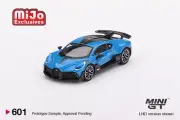 MINI GT Mijo Exclusives 1:64 Bugatti Divo Blu Bugatti Blue LHD Diecast Model Car
