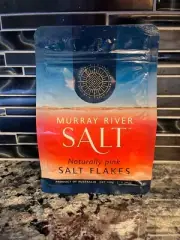Murray River Salt Flakes 5.29 oz Pure Natural Pink Low Sodium Chef Free Shipping