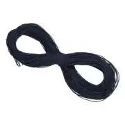 100m Elastic Cord Heavy Stretch String Rope 1mm for Crafting, Navy Blue