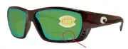 Costa Del Mar Tuna Alley Reader Mirror C-Mate +2.5 Tortoise Green 580 Plastic