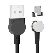 3 In 1 180 Degree Rotating Type C Micro USB 3.5A Fast Charging Rotating Magnetic Data Cable For iPhone 11 Pro XS Huawei P30 Pro Mate 30 Xiaomi Mi9 9Pro S10+ Note10