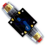 60 Amp In-Line DC Circuit Breaker Solar/Audio/Car/RV 60A/60AMP Fuse 12V/24V/32V