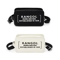在飛比找momo購物網優惠-【KANGOL】帆布包 側背包 兩色 手提 休閒(62251