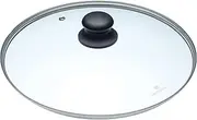 MasterClass KitchenCraft MCGLLID28 Glass Saucepan Lid Designed to Fit 28cm Saucepans and Frying Pans, 28 cm