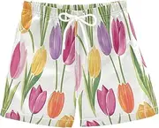 [RPLIFE] Kids Swimming Shorts, Anti Chafe Swim Trunks for Boys 2T, 145eynorzjly4sg