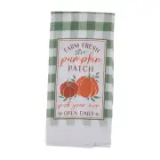 NEW "Pumpkin Patch Pick Your Own" Perfect Harvest Kitchen Towel, 14" x 24"