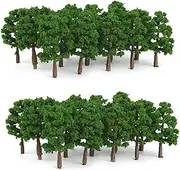 40 Pieces Model Trees, 7cm Mini Diorama Model Trees, Miniature Landscape Trees DIY Train Railways Scenery Layout