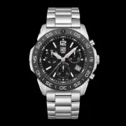 Factory New Luminox Pacific Diver Chronograph Stainless Steel Mens Watch XS.3142