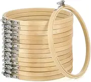 14 Pieces 6 Inch Embroidery Hoops Bulk Hoop Ring for for Embroidery and