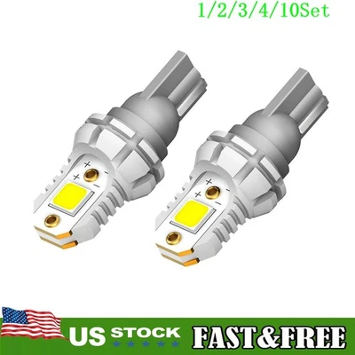 912 921 LED Backup Reverse Bulb Light 3000LM Super T15 White CANBUS 1~10Set (for: Triumph)