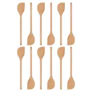 Argon Tableware Wooden Scraper Spoons - 30cm - Pack of 12