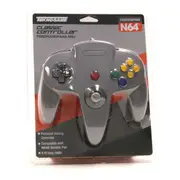 Nintendo 64 Controller GREY New Teknogame N64 Gamepad Control Pad