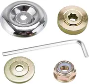 Blades Trimmer Adapter Kit Metal JPGhaha 5PCS Universal Brush Cutter Blade Gearbox Nut Attachment Kit Lawnmower Replacement Parts for Parker Strimmer Weed Wacker