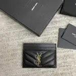 二手正品 YSL 聖羅蘭 皮夾 短夾 信用卡 名片夾 MONOGRAME 423291 現貨免運