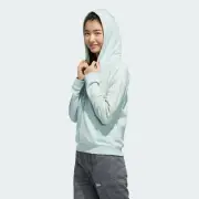 Adidas ESSENTIALS HOODY Track Sweat shirt Hooded Jacket AEROREADY Top Women sz S