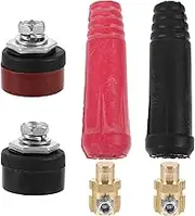 Efficient Welding Cable Connectors Kit 4pcs Quick Connectors for Welding Torch High Resistance to Wear Corrosion