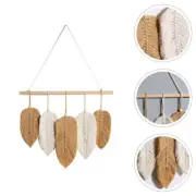 Woven Tapestry Wall Decor Macrame Hanging Macrame Wall Hanging Leaves