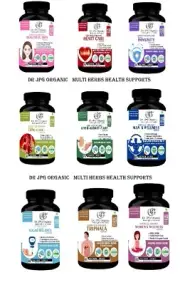 Dr. JPG Organic multi herb formulations herbal ayurvedic heatlh support capsules